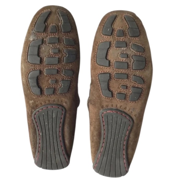 Ugg Dakota espresso slippers drivers dark brown suede shearling Size 6 - Picture 6 of 10